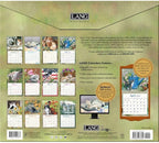 Lang Cats in the Country 2026 Wall Calendar – 13.4" × 12", 12-Month Calendar with Stapled Binding, Linen-Embossed Art by Susan Bourdet, Rural Feline Imagery
