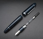 JINHAO X159 Fountain Pen (F Nib 0.5mm, Dark Blue with Silvery Clip)