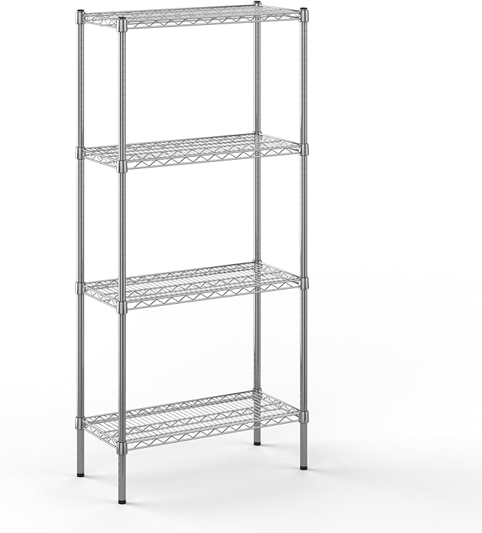 Regal Altair 14" Deep x 30" Wide x 64" Height Wire Shelving Kit | 4-Tier | NSF Commercial Storage Rack Unit