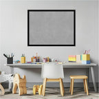 Amanti Art Black Framed Magnetic Board 19x25 Medium Vision Board for use with Magnets, 100% Metal Sheet to Display Items as Office Decor or for Home Organization in mudroom, Kitchen or Kids Room