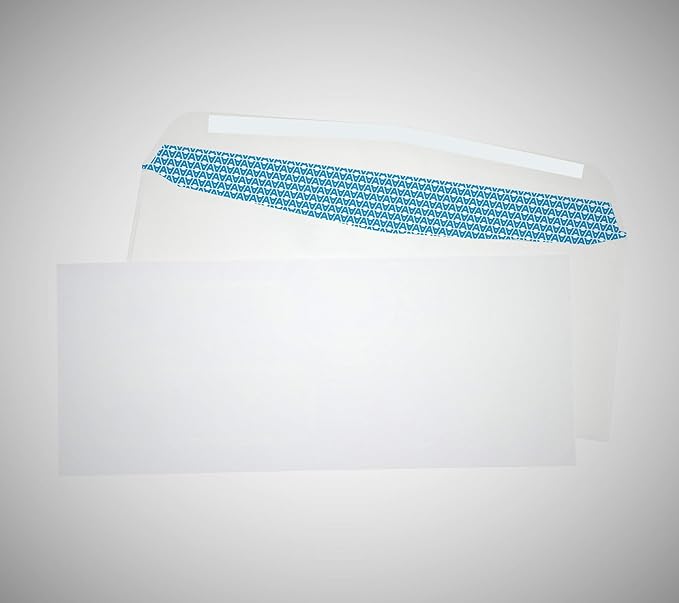 Aimoh 1000#9 Custom Printed Courtesy Reply Mail Gummed Security Envelopes - Personalized with Logo and/or Return Address - Gummed Closure, 3-7/8 x 8-7/8 Inches, 1000 Count (7-30128-1000)