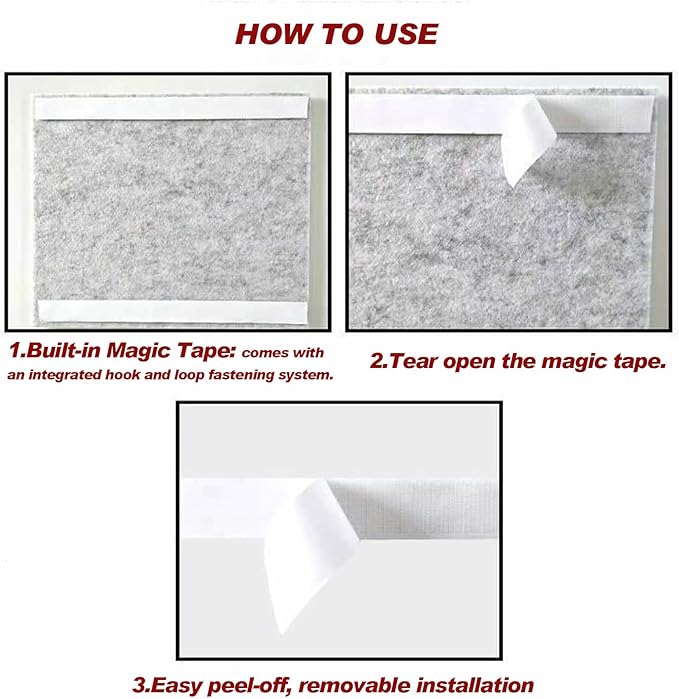 Large Felt Wall Tiles Cork Boards for Office Cubicle, 47"x35" Felt Photo Board Bulletin Tiles Pin Board for Walls Home Decor, Noise Reduction Boards Panels Fors Notes Memos, 12-Pack, Purple