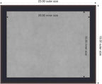Amanti Art Black Framed Magnetic Board 19x23 Small Vision Board for use with Magnets, 100% Metal Sheet to Display Items as Office Decor or for Home Organization in mudroom, Kitchen or Kids Room