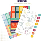 VIVID SCRIBBLES Dotted Journal – 140gsm Bleed Proof Thick White Paper – 200 Numbered Dot Grid Pages – 5.8 x 8.3 inch Bullet Dotted Notebook