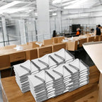 iMBAPrice 1000 - 7.5x10.5 Premium Matte Finish White Poly Mailers Envelopes Bags (iMBA-2PM-1000)