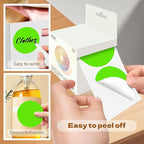 3 Inch Round Color Coding Labels (500 per Roll) - Colored Dot Stickers Round Labels for Inventory, Warehouse, Office Organizing - Light Green Circle Stickers