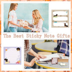 Lovarywow Dachshund Sticky Notes Gifts - 9Pack Cute Sticky Notes 3x3 Weiner Dog Gifts for Women Cartoon Dachshund Notepads Dog Self-Stick Notes Pads Office School Supplies Dachshund Gifts 450 Sheets