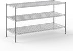 Regal Altair 24" Deep x 60" Wide x 34" Height Wire Shelving Kit | 3-Tier | NSF Commercial Storage Rack Unit