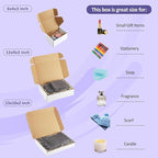 Eupako 18 Pack Small Shipping Boxes Assorted Sizes, 6x4x3, 12x9x3, 13x10x2-6 PCS Each Small Boxes, White Corrugated Box Mailers, Cardboard Boxes for Packaging Small Business, Mailing