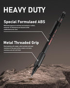 Nicpro 0.7 mm Mechanical Pencil Set with Case, 3PCS MP2000 Metal Artist Mechanical Pencil With 6 Tube HB Lead Refills, Eraser, Weatherproof Barrel for Outdoor Writing Drafting Drawing Sketching