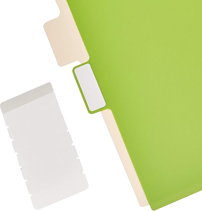 Amazon Basics Durable Multicolor 3-Ring Binder Plastic Divider Set with Tab Labels, 3-Hole Punched, for School and Organization, Letter Size 8-Tab Dividers, Assorted Colors, 6 Pack