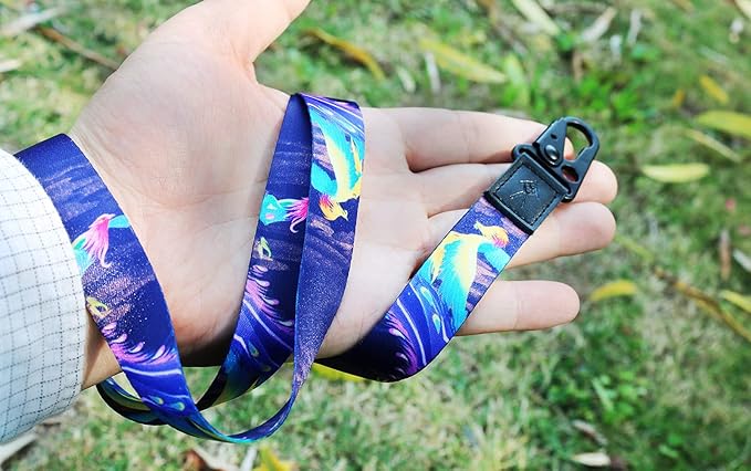 Cool Lanyards,Neck Strap Key Chain Holder, Neck Lanyards for Keys,Wallets and ID Badge Holders