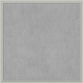 Amanti Art Silver Framed Magnetic Board 26x26 Medium Vision Board for use with Magnets, 100% Metal Sheet to Display Items as Office Decor or for Home Organization in mudroom, Kitchen or Kids Room