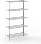 Regal Altair 21" Deep x 48" Wide x 86" Height Wire Shelving Kit | 5-Tier | NSF Commercial Storage Rack Unit