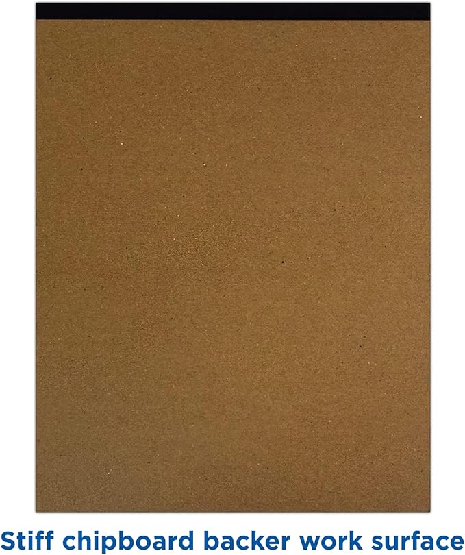 Alvin, Cross Section Paper Pad, Acid-Free, Use with Pencil or Ink, Laser, Copier, and Inkjet Compatible, 4" x 4" Grid - 50 Sheet Pad, 11" x 17"