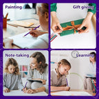sqzrmdcg 36 PCS Purple Colored Pencils, Pre-sharpened Professional Wooden Art Pencils Set for Artists Painting | Premium Drawing Sketching Supplies (Purple)