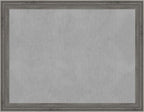 Amanti Art Grey Framed Magnetic Board 21x27 Medium Vision Board for use with Magnets, 100% Metal Sheet to Display Items as Office Decor or for Home Organization in mudroom, Kitchen or Kids Room