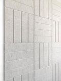 DECORITA Felt Bulletin Board Tiles | Modern Cork Board Alternative | Large Cork Boards for Walls | Aesthetic Felt Wall Panels for Office & Home Decor | Pinboard & Photo Board (12-Pack) | Ivory