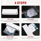 CAREGY 5 Mil Thermal Laminating Pouches (200 Pack) - 9x11.5 Inch Laminating Sheets for 8.5x11 Documents, Clear,Office & School Laminator Supplies