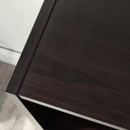 Sauder Beginnings 3-Shelf Bookcase, Bookshelf with Adjustable Storage Shelves, in Med Wood Finish