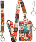 Lanyard Wallet,Wallet Lanyard,lanyards for id Badges,lanyards for id Badges for Women,Lanyard Wallet for Women,Fashion Badge Holder with Zipper（Colorful）