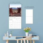 Graphique 2026 On the Porch Wall Calendar | 12” x 12” | Thick Paper | Home & Office Organizer | Large Monthly Grid | 3 Languages & Marked Holidays | 4 Month Preview Page for 2027