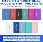 Royal Blue Poly Bubble Mailers 8.5x14.5 inch #3 | Self Seal Padded Envelopes | Cushioned Bubble Mailer | Usable Size 8.5x13.5 | WaterProof | Lightweight mailing Shipping Bags | 100 Pack Bulk