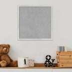 Amanti Art Silver Framed Magnetic Board 17x17 Small Vision Board for use with Magnets, 100% Metal Sheet to Display Items as Office Decor or for Home Organization in mudroom, Kitchen or Kids Room