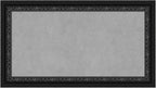 Amanti Art Black Framed Magnetic Board 16x28 Small Vision Board for use with Magnets, 100% Metal Sheet to Display Items as Office Decor or for Home Organization in mudroom, Kitchen or Kids Room