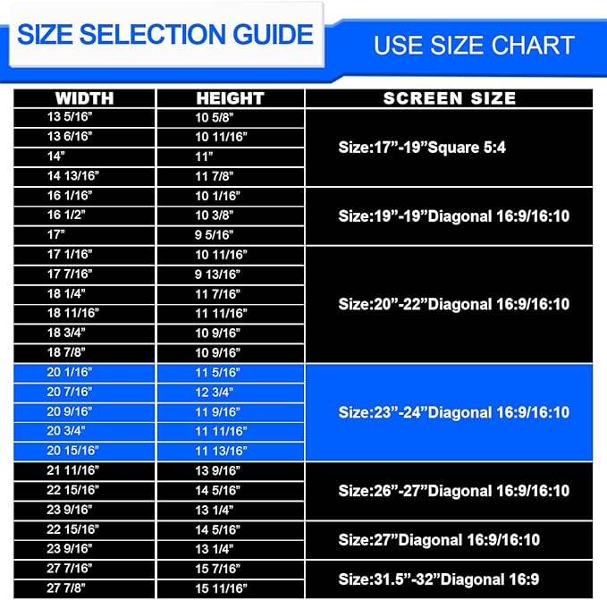 GUDTEKE Computer Privacy Screen Filter 24" Hanging Privacy Screen Protector Compatible Widescreen Computer Monitor with Aspect Ratio 16:9,Anti-Glare Privacy Screen Protector for 23.6" 23.8" Monitor
