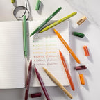 DIVERSEBEE Fine Tip Pens, 8 Bible Pens No Bleed Through, Assorted Colors, 0.5mm Fine Point Fineliner Markers for Journaling, Bible Study Journaling Supplies and Accessories (Autumn)