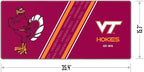YouTheFan NCAA Virginia Tech Hokies Logo Series Desk Pad