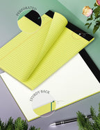 Aidunmis 10 Pack Yellow Legal Pads 8.5 x 11 College Ruled Note Pads Lined Writing Paper Pads Yellow Paper 8.5 x 11 Pads of Paper 30 Sheets per Writing Tablets Lined Legal Notepads for Home, Office