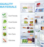 MooiFun Drawer Liners, Waterproof Shelf Liner, Anti-Slip Non-Adhesive BPA Free Kitchen Cupboard Cabinet Liner Refridge Fridge Mats Sink Protector Strong Durable for Home (Clear/11.8in x 20Ft)