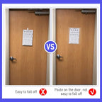 Outus Self Adhesive Shop Ticket Holders Clear Plastic Sleeves Adhesive Pockets Work Order Job Ticket Holders for Home Office Posting Signs(8.5 x 11 Inch,60 Pcs)
