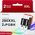Pertmceo 280 PGBK TR8620a Ink Cartridge Replacement for Canon PGI-280XXL 280 PGBK Black Ink Cartridges Compatible with Pixma TR8620a TR7520 TR8600 TR8622a TR8622 TS6320 TR8620 TS6220 TS8220 Printer