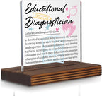 Educational Diagnostician Gifts, Thank You Desk Sign for Special Education Evaluation Staff, Appreciation Plaque for Learning Specialists, Office Decor Recognition PA037
