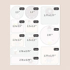Large Name Labels for Kids (33) - Custom Stickers for Daycare and School Supplies - Durable, Waterproof Stickers for Water Bottles, Lunch Boxes, and More with Unique Designs - Sweets