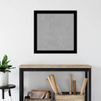 Amanti Art Black Framed Magnetic Board 27x27 Medium Vision Board for use with Magnets, 100% Metal Sheet to Display Items as Office Decor or for Home Organization in mudroom, Kitchen or Kids Room