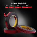 Automotive Acrylic Plus Attachment Tape 0.55" x 18Ft Made of 3M Double Sided Tape PT1100 Heavy Duty for Moldings Claddings Panels Pads and Other Car Automotive Applications