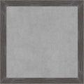 Amanti Art Grey Framed Magnetic Board 23x23 Medium Vision Board for use with Magnets, 100% Metal Sheet to Display Items as Office Decor or for Home Organization in mudroom, Kitchen or Kids Room
