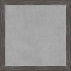 Amanti Art Grey Framed Magnetic Board 23x23 Medium Vision Board for use with Magnets, 100% Metal Sheet to Display Items as Office Decor or for Home Organization in mudroom, Kitchen or Kids Room