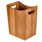 Tenavo 2 Gallons Wooden Bin Wastebasket, Small Trash Can, Decorative Bathroom Trash Can, Waste Basket for Bedroom, Office Garbage Can, Wood Bathroom Accessories