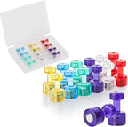 Mr. Pen- Magnetic Push Pin, 12 Pack, Assorted Color, Magnets for Whiteboard, Colored Magnets, Magnetic Pins