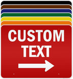 Custom Arrow,Custom Directional Sign, Right Arrow, 36x48 Inches, Reflective, Rust Free DiBound, Fade Resistant, Made in USA by My Sign Center