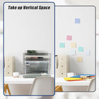 EASEPRES Desk File Organizer Mesh 4-Tier, Hanging Wall Mount Document Organization Stand, Desktop Vertical Mail Paper Folder Holder Rack with Bottom Tray for Office Home Cubicle Countertop, Silver
