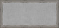 Amanti Art Grey Framed Magnetic Board 25x53 Oversize Vision Board for use with Magnets, 100% Metal Sheet to Display Items as Office Decor or for Home Organization in mudroom, Kitchen or Kids Room