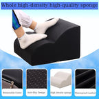 OpyTikar Foot Rest for Under Desk at Work.Multifunctional 3-Tier Foot Stool,With waterproof leather Footrest.For Under Desk,Office Chair Gaming Chair & Sofa,Leg Elevation Pillow,supports Posture-Black