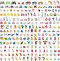 CLOCK KING 240pcs 3D Cute Kids Erasers, Random Desktop Pet Toys Gifts, Classroom Rewards Kids Party Gifts, Various Styles Such as Animals, Food, Plants, Space, Princess, Sports, Halloween, Christmas