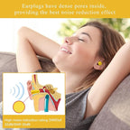 Lenicany 30Pair Soft Foam EarPlugs, 32dB Disposable Sound Blocking Noise Cancelling Ear Plugs for Concerts Loud Music/Shooting Guns/Work Construction, Hearing Safety Protection (Yellow)